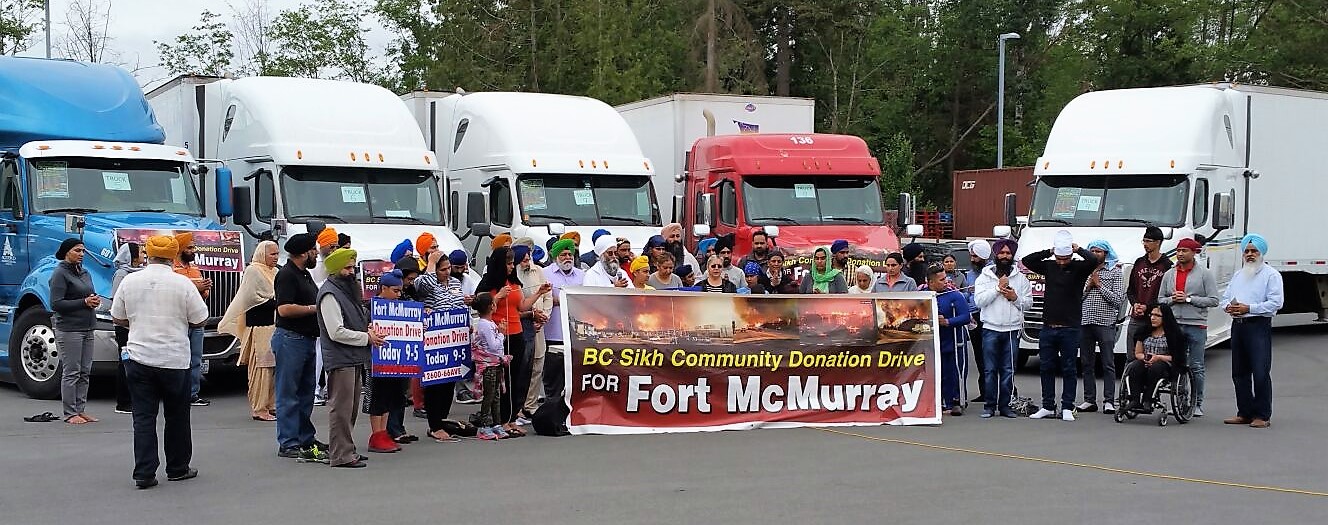 fort mcmurray bc sikh community fills 5 more trucks sobeys flyer fort mcmurray alberta